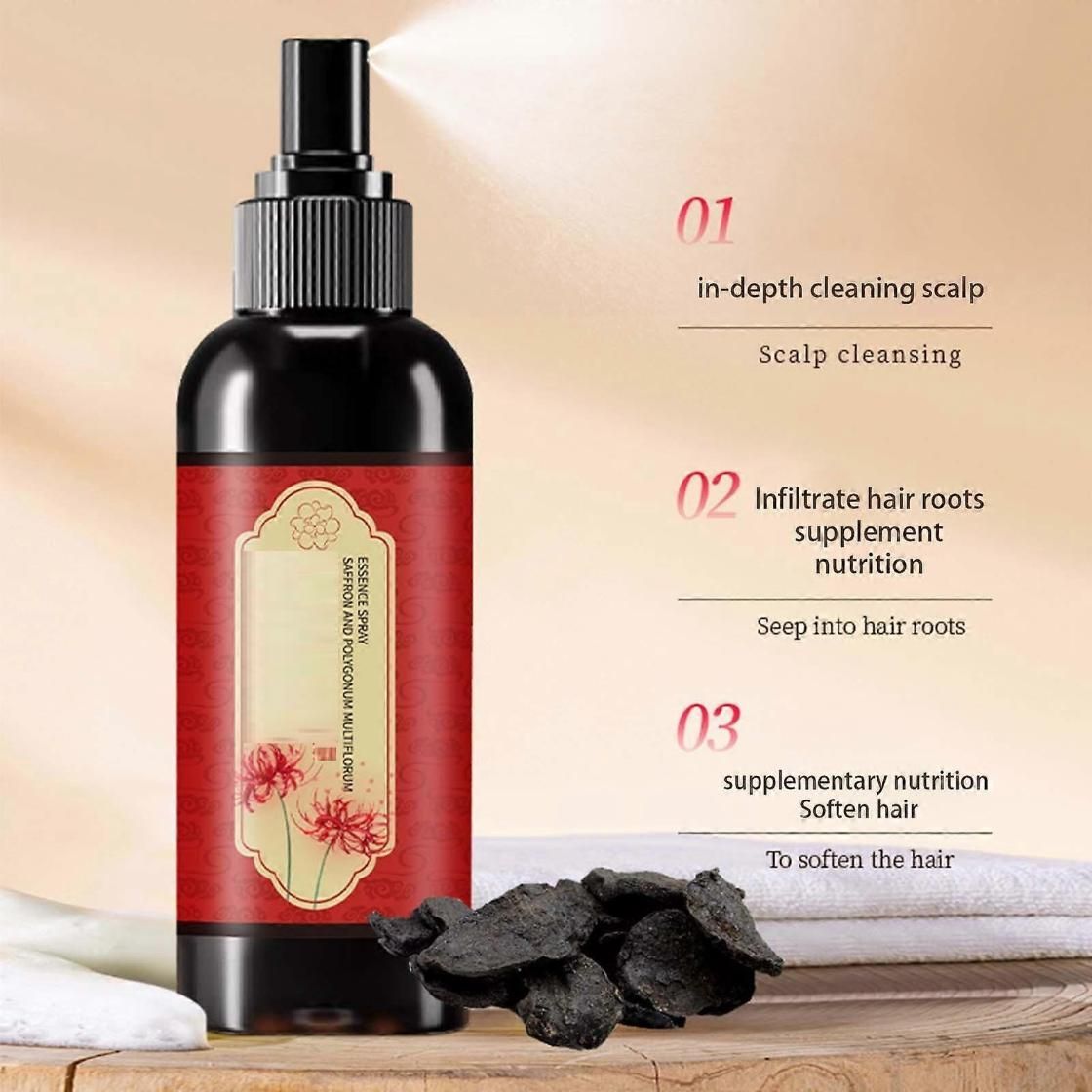 Saffron Essence Hair Spray - Pack of 2 (100 Ml Each Bottle)